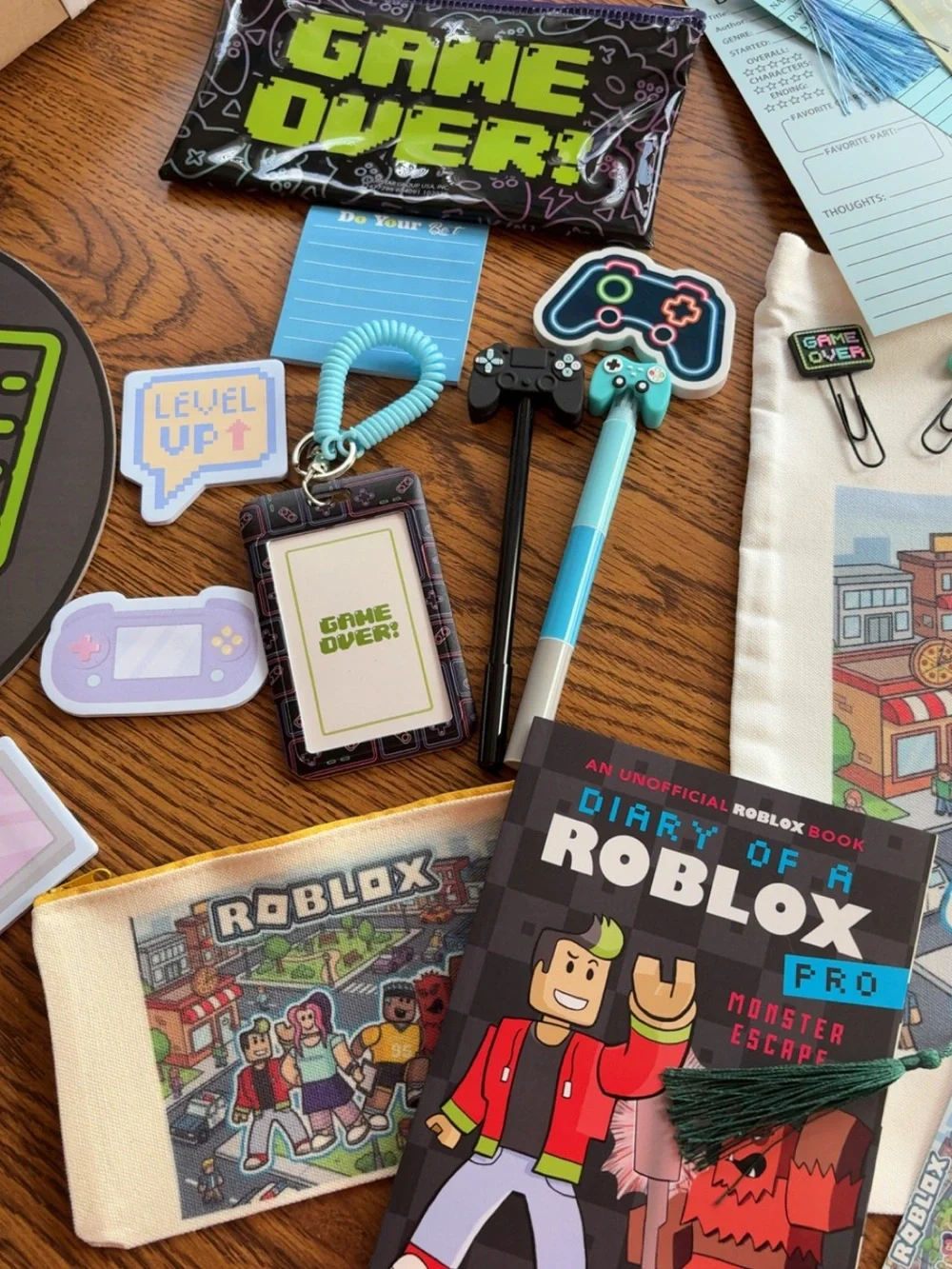 Black Game Controller Pen roblox blind date with a book Gaming Desk Accessory
